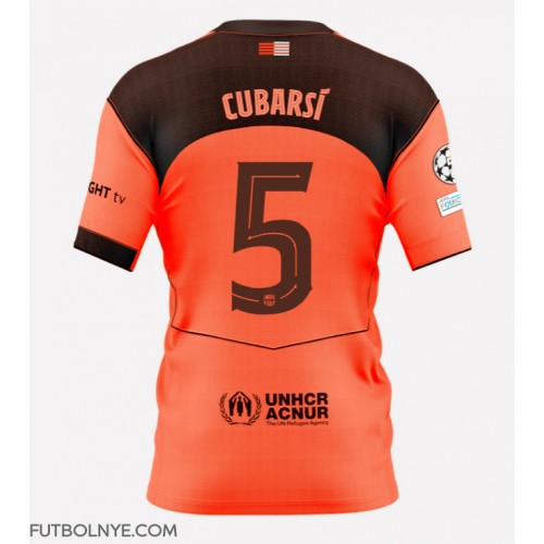 Camiseta Barcelona Pau Cubarsi #5 Tercera Equipación 2025-26 manga corta